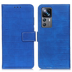 Custodia Portafoglio In Pelle Cover con Supporto K07Z per Xiaomi Mi 12T 5G Blu