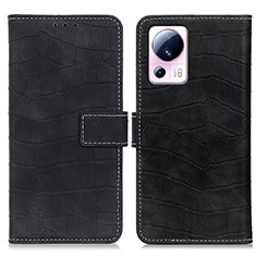 Custodia Portafoglio In Pelle Cover con Supporto K07Z per Xiaomi Mi 13 Lite 5G Nero