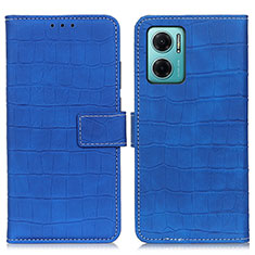 Custodia Portafoglio In Pelle Cover con Supporto K07Z per Xiaomi Redmi 10 Prime Plus 5G Blu