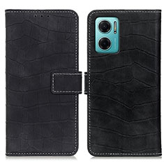 Custodia Portafoglio In Pelle Cover con Supporto K07Z per Xiaomi Redmi 10 Prime Plus 5G Nero