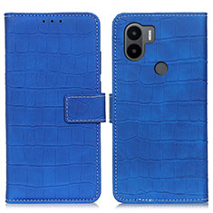 Custodia Portafoglio In Pelle Cover con Supporto K07Z per Xiaomi Redmi A1 Plus Blu