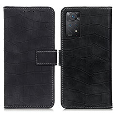 Custodia Portafoglio In Pelle Cover con Supporto K07Z per Xiaomi Redmi Note 11 Pro 4G Nero