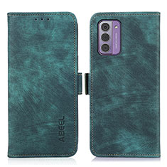 Custodia Portafoglio In Pelle Cover con Supporto K08Z per Nokia G310 5G Verde