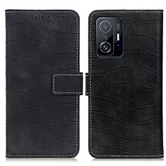 Custodia Portafoglio In Pelle Cover con Supporto K08Z per Xiaomi Mi 11T 5G Nero