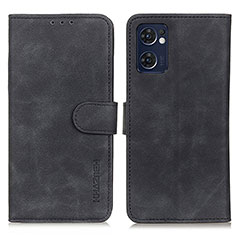 Custodia Portafoglio In Pelle Cover con Supporto K09Z per OnePlus Nord CE 2 5G Nero