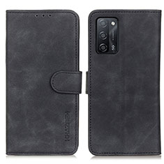 Custodia Portafoglio In Pelle Cover con Supporto K09Z per Oppo A53s 5G Nero