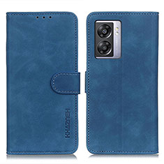 Custodia Portafoglio In Pelle Cover con Supporto K09Z per Oppo K10 5G India Blu