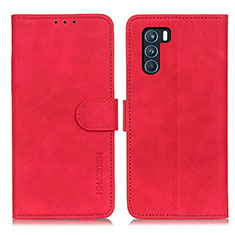 Custodia Portafoglio In Pelle Cover con Supporto K09Z per Oppo K9 Pro 5G Rosso