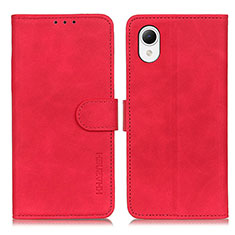 Custodia Portafoglio In Pelle Cover con Supporto K09Z per Samsung Galaxy A23s Rosso