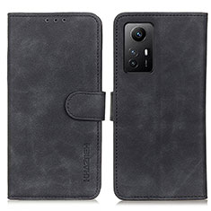 Custodia Portafoglio In Pelle Cover con Supporto K09Z per Xiaomi Redmi Note 12S Nero