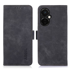 Custodia Portafoglio In Pelle Cover con Supporto K10Z per OnePlus Nord CE 3 5G Nero