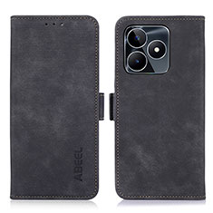 Custodia Portafoglio In Pelle Cover con Supporto K10Z per Realme C51 Nero