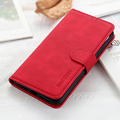 Custodia Portafoglio In Pelle Cover con Supporto KZ3 per Huawei Nova Y70 Plus Rosso