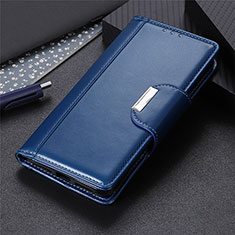 Custodia Portafoglio In Pelle Cover con Supporto L01 per Apple iPhone 12 Blu