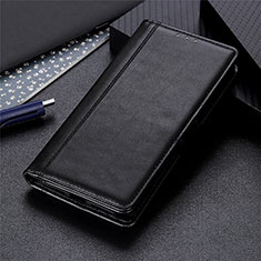 Custodia Portafoglio In Pelle Cover con Supporto L01 per Huawei Y7a Nero