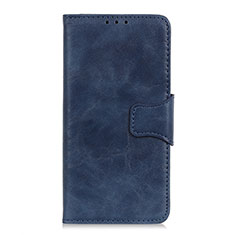 Custodia Portafoglio In Pelle Cover con Supporto L01 per Huawei Y8s Blu