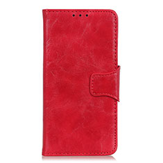 Custodia Portafoglio In Pelle Cover con Supporto L01 per Huawei Y8s Rosso