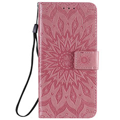 Custodia Portafoglio In Pelle Cover con Supporto L01 per Nokia 2.3 Rosa