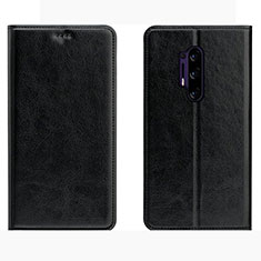 Custodia Portafoglio In Pelle Cover con Supporto L01 per OnePlus 8 Pro Nero