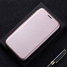 Custodia Portafoglio In Pelle Cover con Supporto L01 per Oppo A11s Oro Rosa