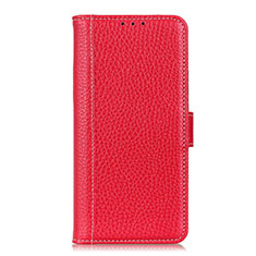 Custodia Portafoglio In Pelle Cover con Supporto L01 per Realme 5 Pro Rosso