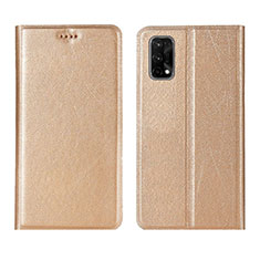 Custodia Portafoglio In Pelle Cover con Supporto L01 per Realme V15 5G Oro