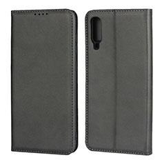 Custodia Portafoglio In Pelle Cover con Supporto L01 per Samsung Galaxy A70 Nero