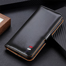 Custodia Portafoglio In Pelle Cover con Supporto L01 per Samsung Galaxy Note 20 Ultra 5G Nero