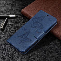 Custodia Portafoglio In Pelle Cover con Supporto L01 per Samsung Galaxy S20 FE 4G Blu