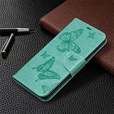 Custodia Portafoglio In Pelle Cover con Supporto L01 per Samsung Galaxy S20 FE 5G Verde Pastello