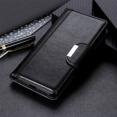 Custodia Portafoglio In Pelle Cover con Supporto L01 per Samsung Galaxy S21 Ultra 5G Nero