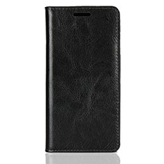 Custodia Portafoglio In Pelle Cover con Supporto L01 per Sony Xperia XZ2 Compact Nero