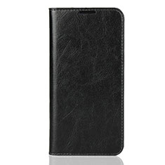 Custodia Portafoglio In Pelle Cover con Supporto L01 per Xiaomi Mi 9 Nero
