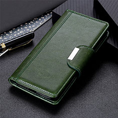 Custodia Portafoglio In Pelle Cover con Supporto L01 per Xiaomi Redmi 9i Verde