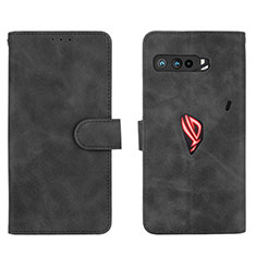 Custodia Portafoglio In Pelle Cover con Supporto L01Z per Asus ROG Phone 3 Strix ZS661KS Nero