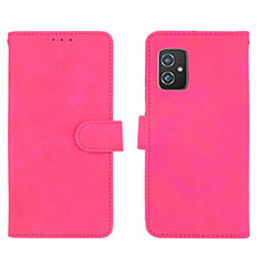 Custodia Portafoglio In Pelle Cover con Supporto L01Z per Asus ZenFone 8 Mini Rosa Caldo