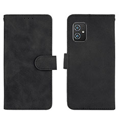 Custodia Portafoglio In Pelle Cover con Supporto L01Z per Asus Zenfone 8 ZS590KS Nero