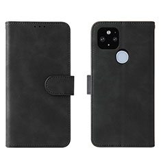 Custodia Portafoglio In Pelle Cover con Supporto L01Z per Google Pixel 5a 5G Nero