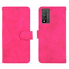 Custodia Portafoglio In Pelle Cover con Supporto L01Z per Huawei Honor 10X Lite Rosa Caldo