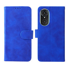 Custodia Portafoglio In Pelle Cover con Supporto L01Z per Huawei Honor 50 SE 5G Blu