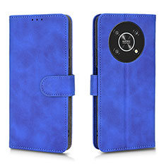 Custodia Portafoglio In Pelle Cover con Supporto L01Z per Huawei Honor Magic4 Lite 5G Blu