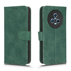 Custodia Portafoglio In Pelle Cover con Supporto L01Z per Huawei Honor Magic5 5G Verde