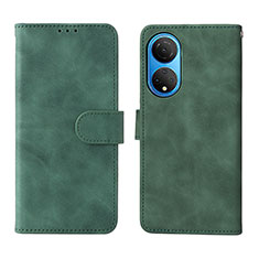 Custodia Portafoglio In Pelle Cover con Supporto L01Z per Huawei Honor X7 Verde