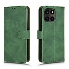 Custodia Portafoglio In Pelle Cover con Supporto L01Z per Huawei Honor X8b Verde