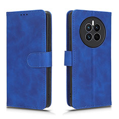 Custodia Portafoglio In Pelle Cover con Supporto L01Z per Huawei Mate 50E Blu