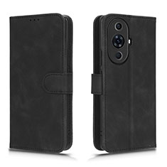 Custodia Portafoglio In Pelle Cover con Supporto L01Z per Huawei Nova 11 Pro Nero