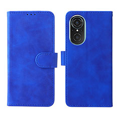 Custodia Portafoglio In Pelle Cover con Supporto L01Z per Huawei Nova 9 SE Blu