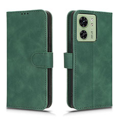 Custodia Portafoglio In Pelle Cover con Supporto L01Z per Motorola Moto Edge (2023) 5G Verde