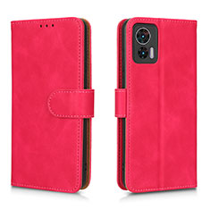 Custodia Portafoglio In Pelle Cover con Supporto L01Z per Motorola Moto Edge 30 Lite 5G Rosa Caldo