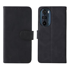 Custodia Portafoglio In Pelle Cover con Supporto L01Z per Motorola Moto Edge 30 Pro 5G Nero